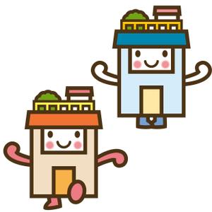 THE_watanabakery (the_watanabakery)さんの屋上つき住宅のキャラクターデザインへの提案