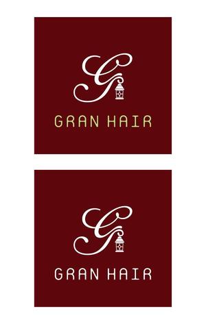 linktomoさんの「GRAN　HAIR　or  Gran Hair or  gran hair」のロゴ作成への提案