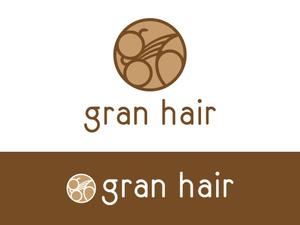 COCOA project (cocoa-project)さんの「GRAN　HAIR　or  Gran Hair or  gran hair」のロゴ作成への提案