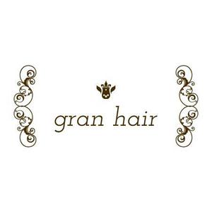 CARROTさんの「GRAN　HAIR　or  Gran Hair or  gran hair」のロゴ作成への提案