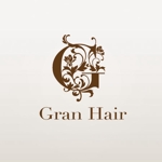 anteret (LAINE)さんの「GRAN　HAIR　or  Gran Hair or  gran hair」のロゴ作成への提案