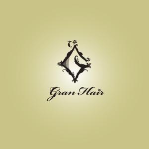 GENA GRAPHiX (GENA)さんの「GRAN　HAIR　or  Gran Hair or  gran hair」のロゴ作成への提案