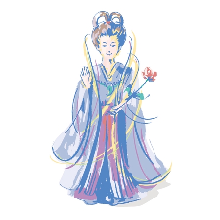 Fu Getsuさんの事例 実績 提案 神様 女神 のイラスト作成 はじめまして Fu クラウドソーシング ランサーズ