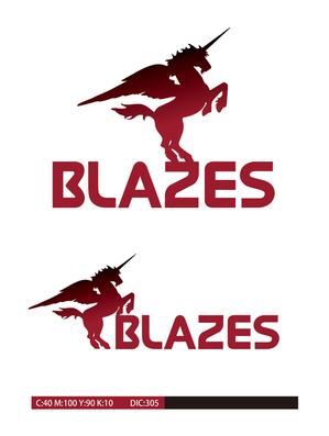 Kworks (kamisetup)さんのCLUBや飲食の事業を展開する「株式会社BLAZES」のロゴへの提案