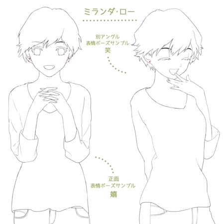 うかまる (ukamaru)さんのスマホアプリのキャラクターデザイン：女性①【継続依頼あり】への提案