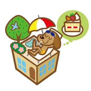 chibiyomo (chibiyomo)さんの屋上つき住宅のキャラクターデザインへの提案