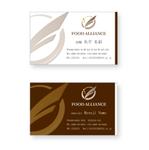 mabotyan (mabotyan)さんの食品コーディネイト会社「フードアライアンス株式会社（FOOD ALLIANCE）」の名刺デザインへの提案
