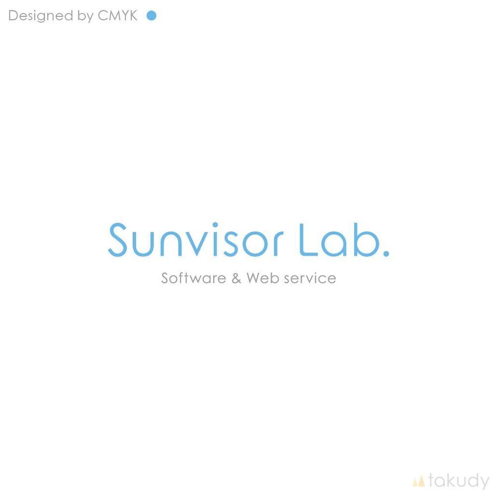 個人事業の屋号「Sunvisor Lab.」のロゴ