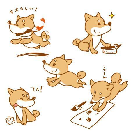 てらのん (teramono)さんのカワイイ柴犬のキャラクターお願いしますへの提案