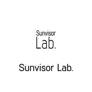 Yolozu (Yolozu)さんの個人事業の屋号「Sunvisor Lab.」のロゴへの提案