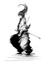 千尾野 (chibi_o_chibi)さんのサムライのキャラクターデザインへの提案