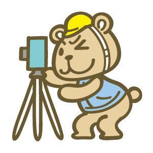 映画 テッド に出てくるようなクマさんが測量しているイラストの事例 実績 提案一覧 Id イラスト制作の仕事 クラウドソーシング ランサーズ