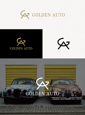 tanaka10 (tanaka10)さんの新車・中古車販売、整備「ゴールデン自動車工業（ゴールデンオート）」のロゴへの提案