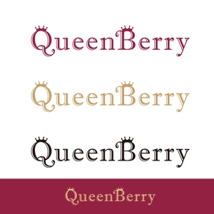 V-T (vz-t)さんのパワーストーンショップ「QueenBerry」のロゴデザインへの提案