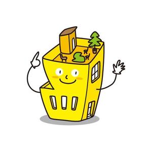 さんの屋上つき住宅のキャラクターデザインへの提案