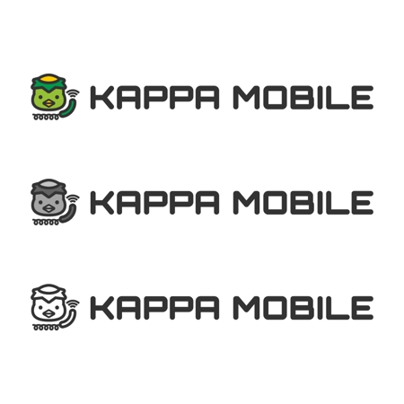 konamaru (konamaru)さんのモバイルアクセサリー新ブランド「KAPPA　MOBILE」のロゴ作成への提案