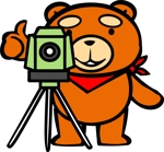 華純 (kasumigaze)さんの映画「テッド」に出てくるようなクマさんが測量しているイラストへの提案
