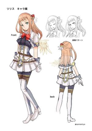 三宮 (sannomiya396)さんのRPGゲームのヒロインキャラクターデザインへの提案