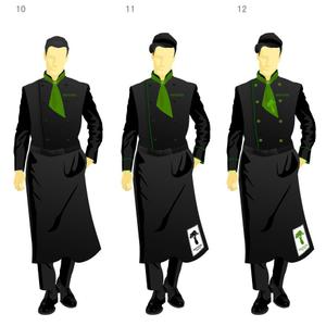 ST-Design (ST-Design)さんの京都御幸町リストランテバール「FESTIVIN」のユニフォームデザインへの提案