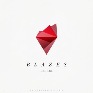 0024GRAPHICS ()さんのCLUBや飲食の事業を展開する「株式会社BLAZES」のロゴへの提案