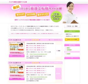 COCOA project (cocoa-project)さんの看護師求人の比較サイトのヘッダーデザイン（＋ランディングページ改変）への提案