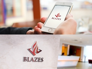 kid2014 (kid2014)さんのCLUBや飲食の事業を展開する「株式会社BLAZES」のロゴへの提案
