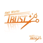 monkeeey (monkeeey)さんの「hair-works-trust」のロゴ作成への提案