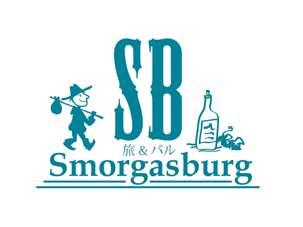 「旅バル  Smorgasburg 」のロゴ作成
