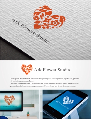 drkigawa (drkigawa)さんの【ロゴ】法人様向けアートフラワー販売店ロゴデザインへの提案