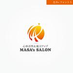 tikaさんの心身を元気にする施術所「心体活性＆能力アップ MASA's SALON」のロゴへの提案