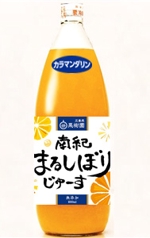sumi6_design (sumi6)さんのみかんジュース1リットル瓶のラベルデザインへの提案