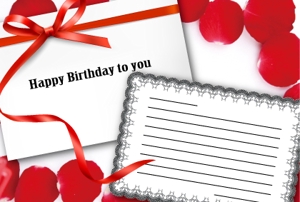 コバヤシ (y_daisy)さんの誕生日ギフトに同封するメッセージカードのデザイン【継続依頼あり】への提案