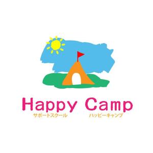 Salla (Salla)さんの放課後等デイサービス　サポートスクール「ハッピーキャンプ」のロゴへの提案