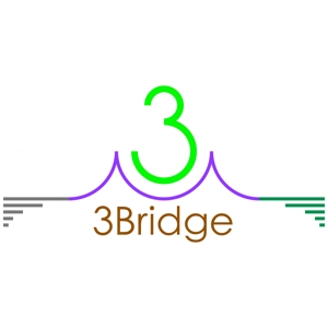 maamademusic (maamademusic)さんの雑貨・スマホ・ガジェット関連「3Bridge」の企業ロゴデザイン依頼への提案