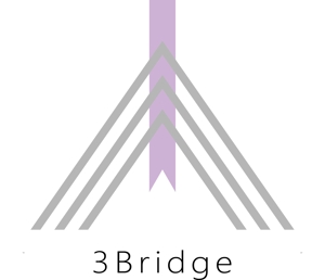 ato design (atoatoa)さんの雑貨・スマホ・ガジェット関連「3Bridge」の企業ロゴデザイン依頼への提案