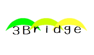 しろくま (bearT5)さんの雑貨・スマホ・ガジェット関連「3Bridge」の企業ロゴデザイン依頼への提案