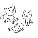 sunasan (suna-ssj)さんのマグカップデザイン用ネコのキャラクターイラストへの提案