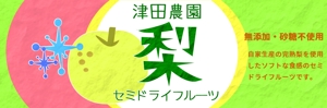 華純 (kasumigaze)さんの梨のセミドライフルーツのラベルデザインへの提案