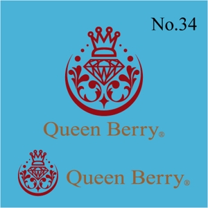 drkigawa (drkigawa)さんのパワーストーンショップ「QueenBerry」のロゴデザインへの提案