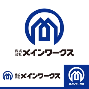 KODO (KODO)さんの店舗、住宅の内装工事や修繕をする工務店「株式会社メインワークス」のロゴへの提案