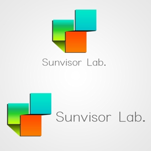 ainz (ainz_ooal_gown)さんの個人事業の屋号「Sunvisor Lab.」のロゴへの提案