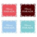 ひらがな (221b_design)さんのお菓子店「パティスリー原田　Patisserie Harada」のロゴへの提案