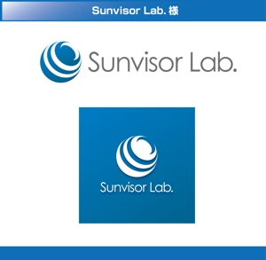 FISHERMAN (FISHERMAN)さんの個人事業の屋号「Sunvisor Lab.」のロゴへの提案