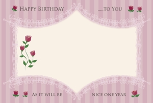 まふた工房 (mafuta)さんの誕生日ギフトに同封するメッセージカードのデザイン【継続依頼あり】への提案