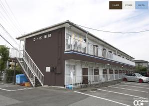 OGi Design  (ogidesign)さんの【アパートの外壁塗装コーディネート16】への提案