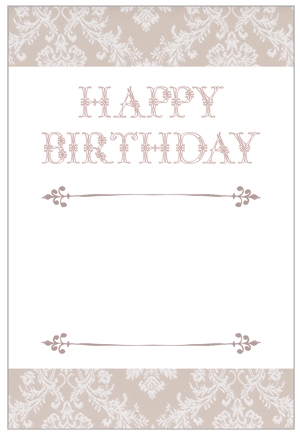 日本太郎 ()さんの誕生日ギフトに同封するメッセージカードのデザイン【継続依頼あり】への提案