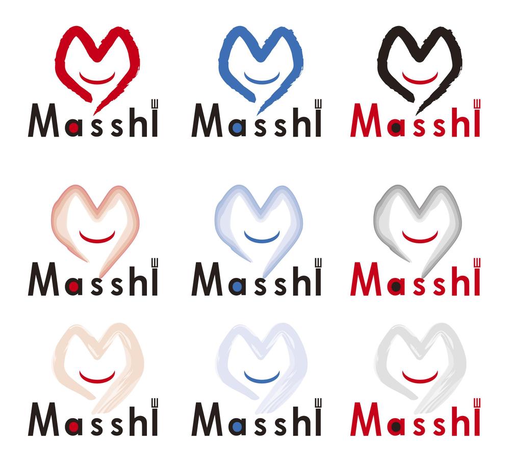 「Ｍａｓｓｈｉ」のロゴ作成