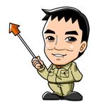 ichi_mine (ichi_mine)さんの商業出版物の似顔絵の工場長風キャラクターへの提案