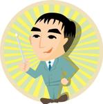 Log design illustration (Log_design)さんの商業出版物の似顔絵の工場長風キャラクターへの提案