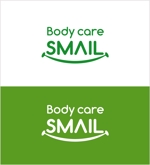 N.OKANO (n-okano)さんの美容院の隣にある整体院「Body care SMAIL」のロゴをお願いします。への提案
